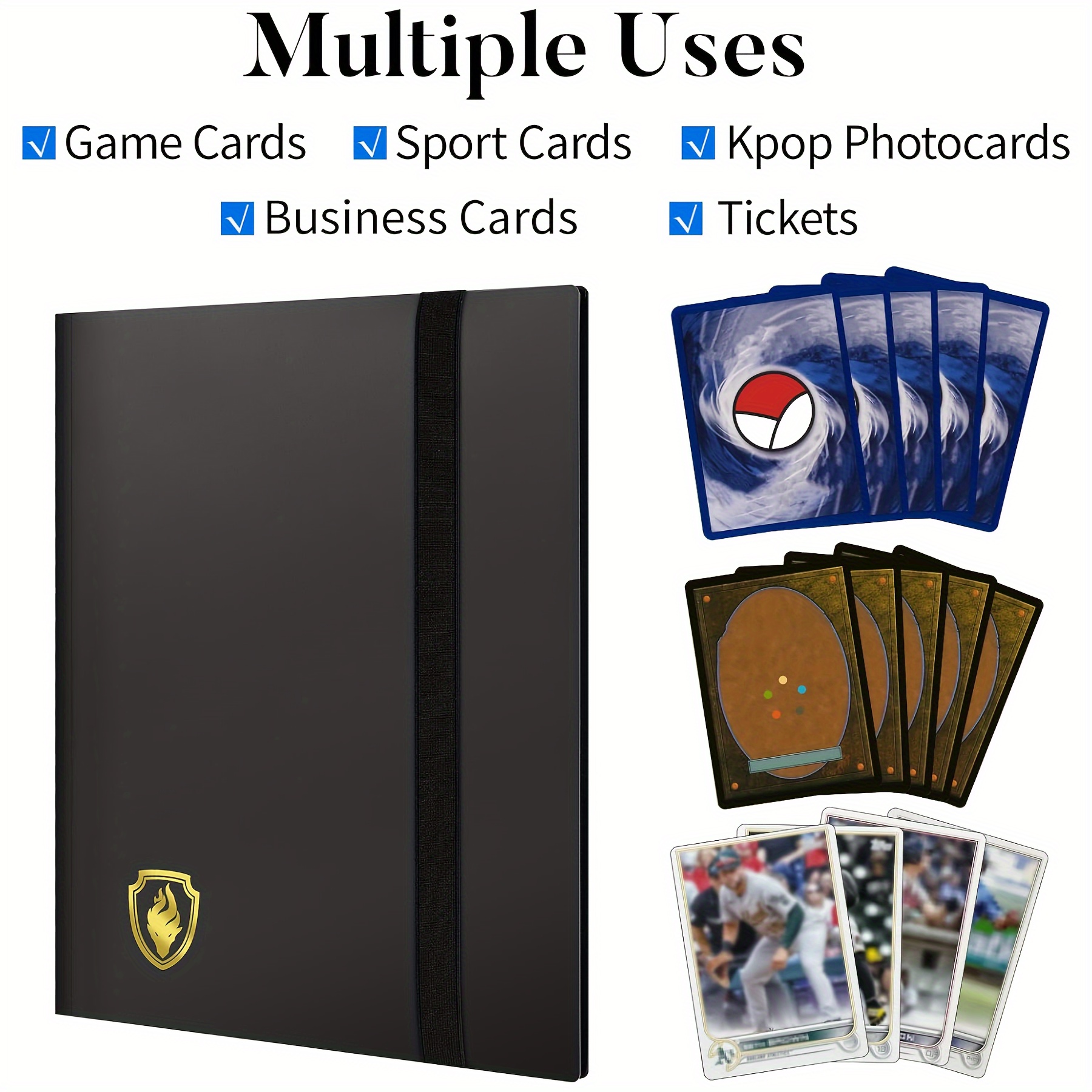 9-Pocket Card Binder for Trading Cards